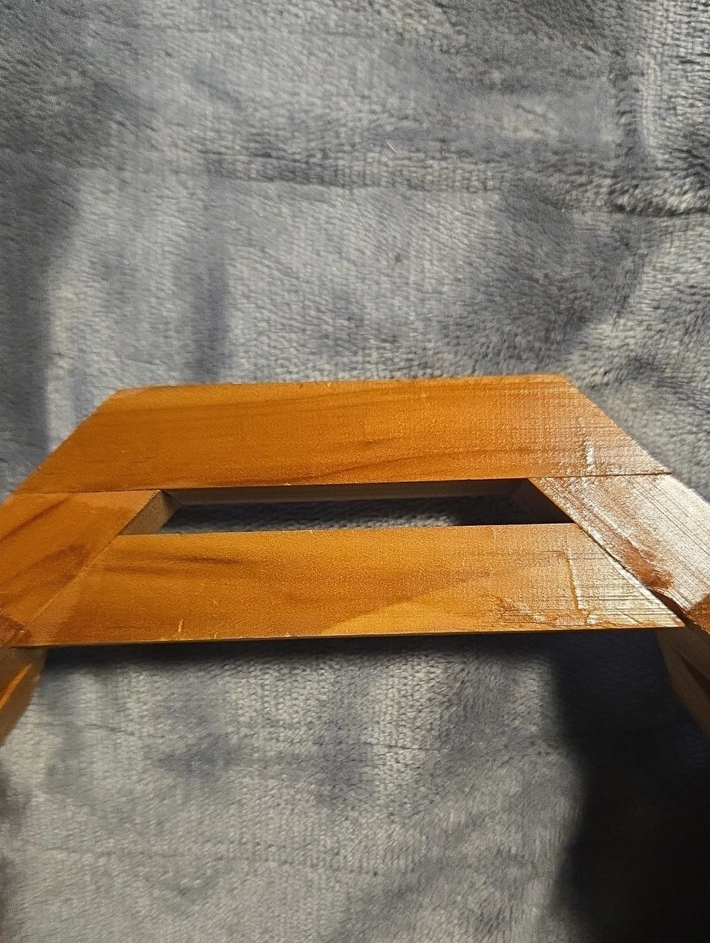 Mid-Century Modern (MCM)Wooden Basket-Handcrafted Geometric Fruit Bowl/Planter